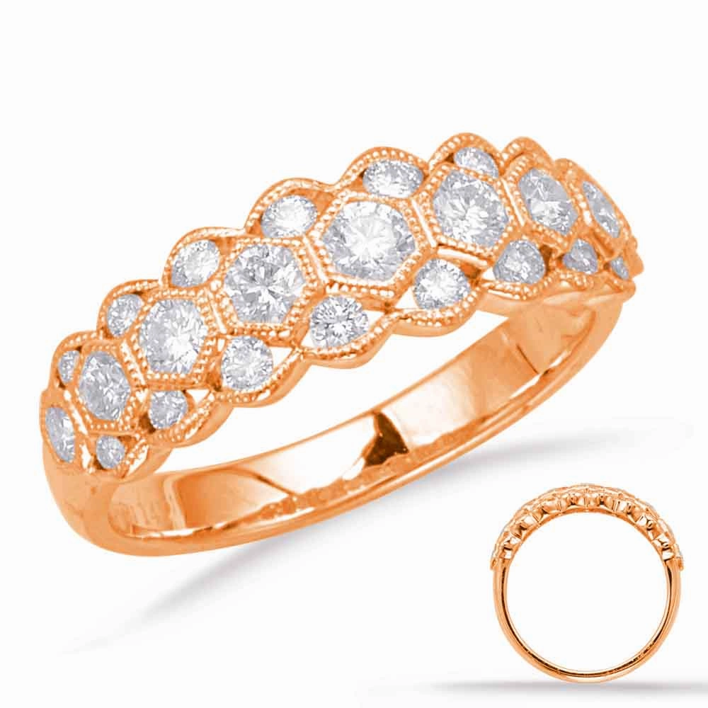 0.79 ctw. ROSE GOLD DIAMOND FASHION RING D4641RG