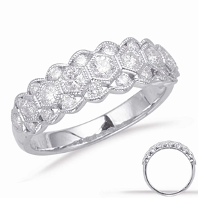 0.79 ctw. WHITE GOLD DIAMOND FASHION RING D4641WG