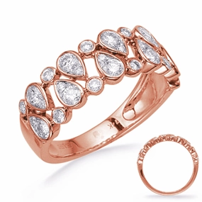 0.80 ctw. ROSE GOLD DIAMOND FASHION RING D4751RG