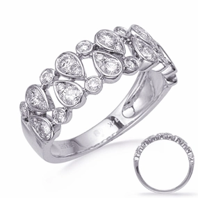0.80 ctw. WHITE GOLD DIAMOND FASHION RING D4751WG