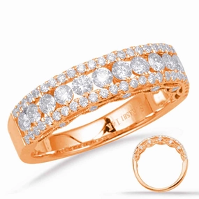 0.93 ctw. ROSE GOLD DIAMOND FASHION RING D4640RG