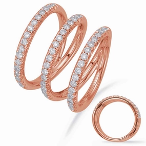 0.93 ctw. ROSE GOLD DIAMOND FASHION RING D4693RG