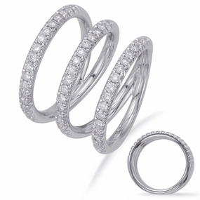 0.93 ctw. WHITE GOLD DIAMOND FASHION RING D4693WG