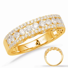 0.93 ctw. YELLOW GOLD DIAMOND FASHION RING D4640YG