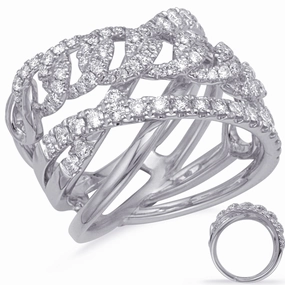 0.94 ctw. WHITE GOLD DIAMOND FASHION RING D4727WG