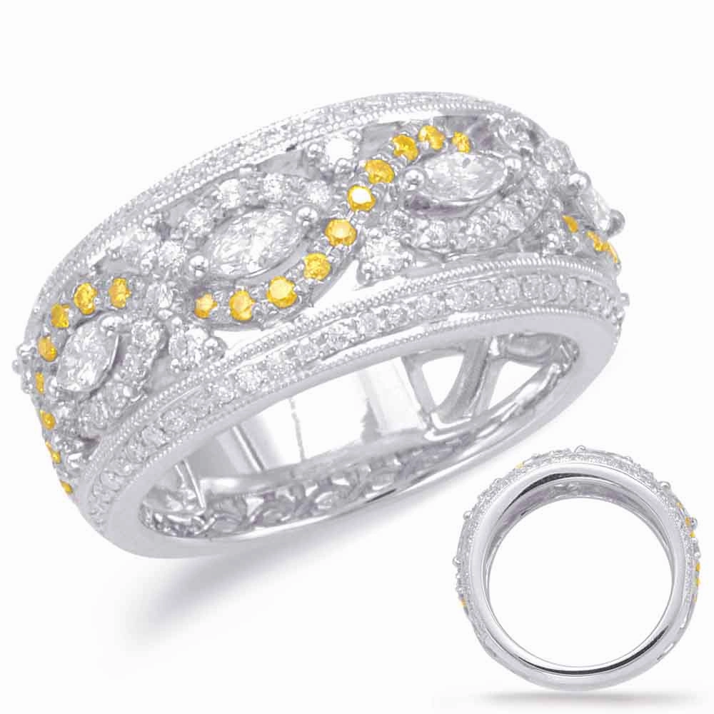 0.99 ctw. WHITE GOLD DIAMOND FASHION RING D4581WG