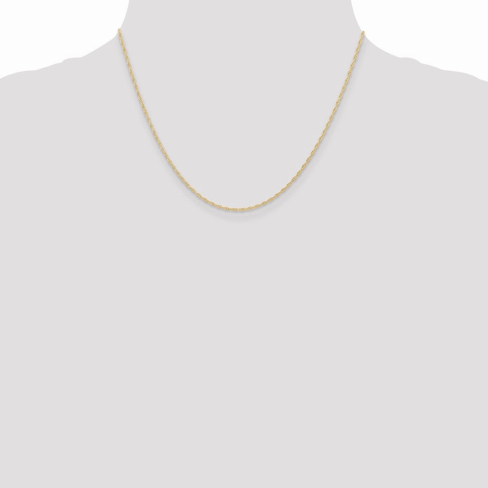 10k 1.15mm Carded Cable Rope Chain | 10K9RY