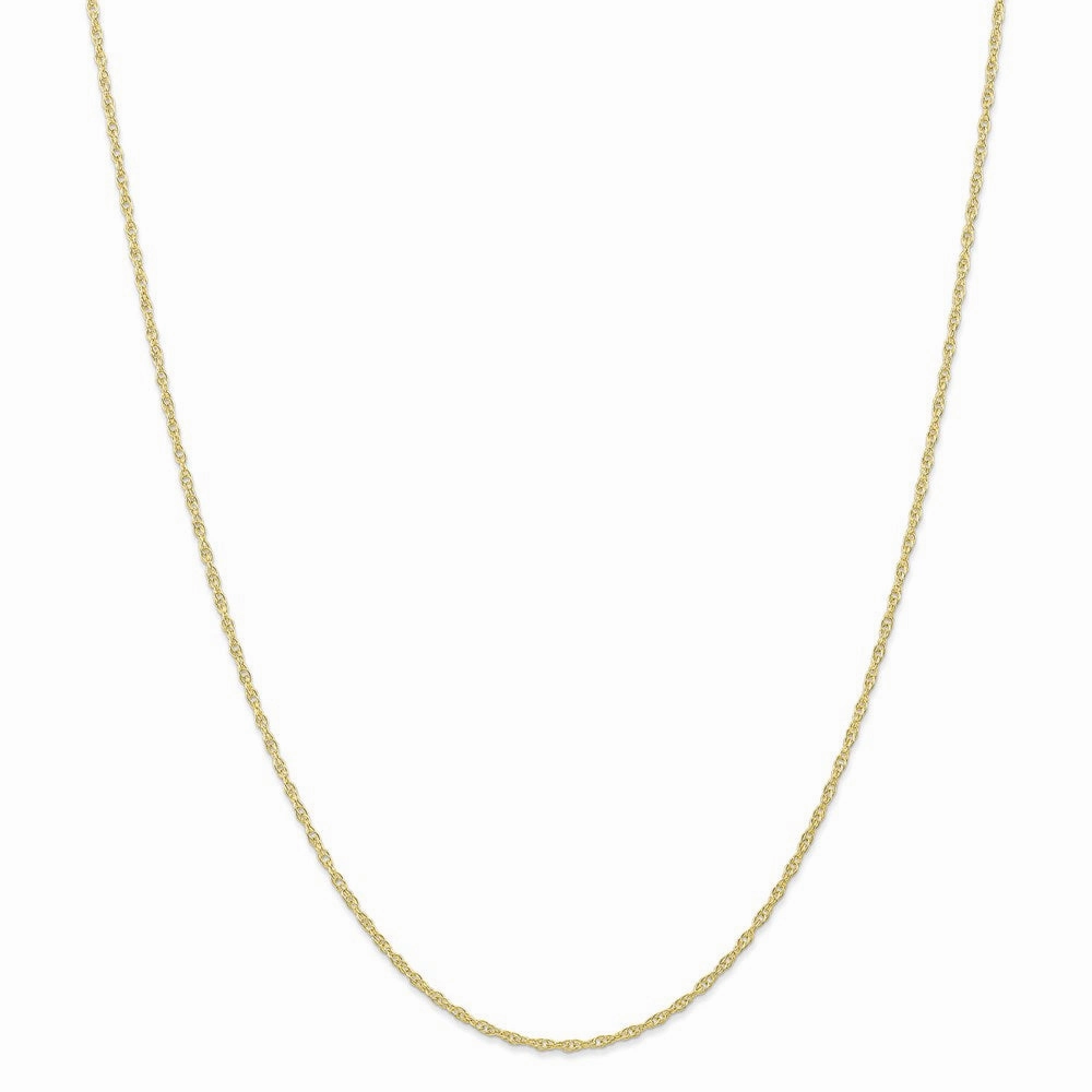 10k 1.35mm Carded Cable Rope Chain | 10K10RY
