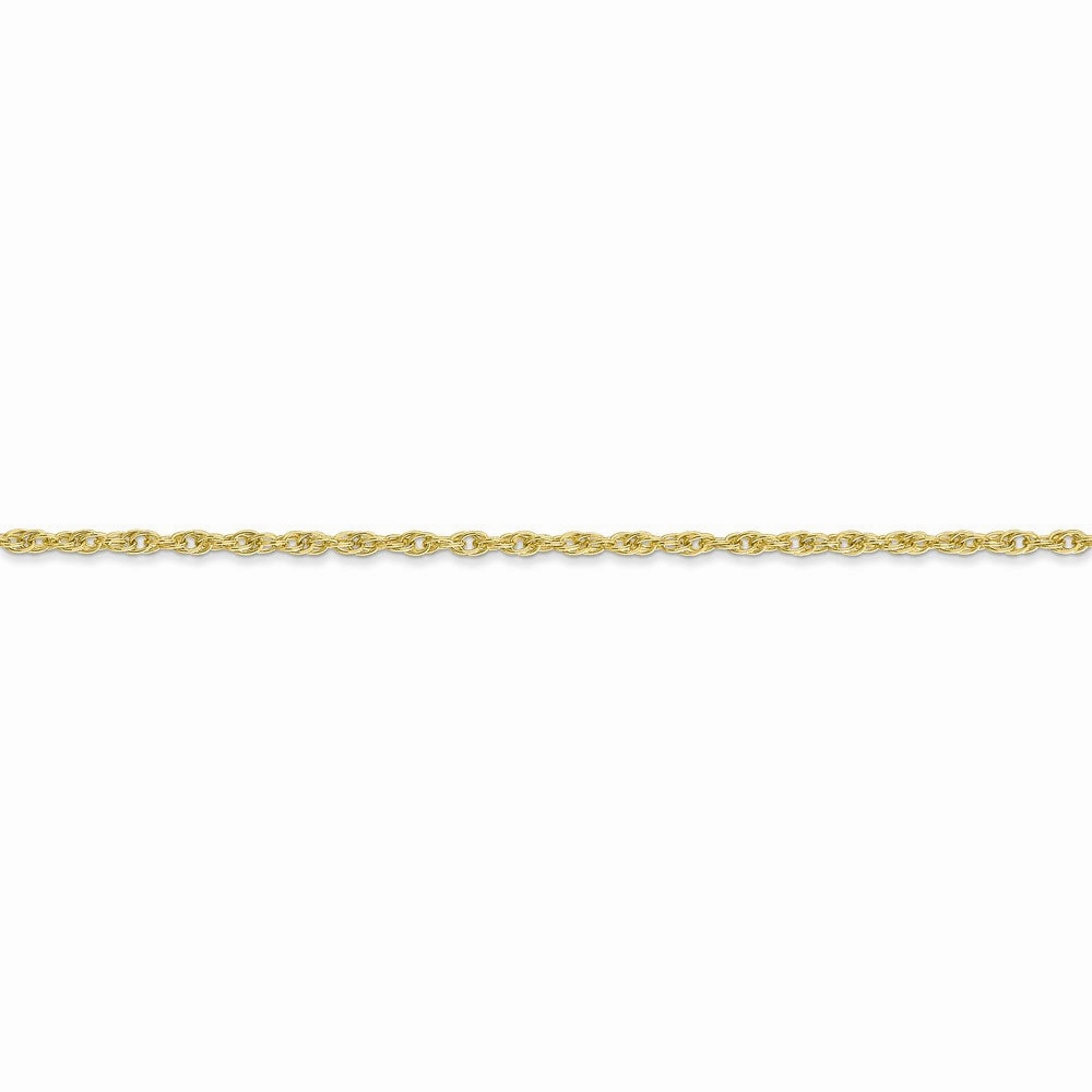 10k 1.55mm Carded Cable Rope Chain | 10K11RY