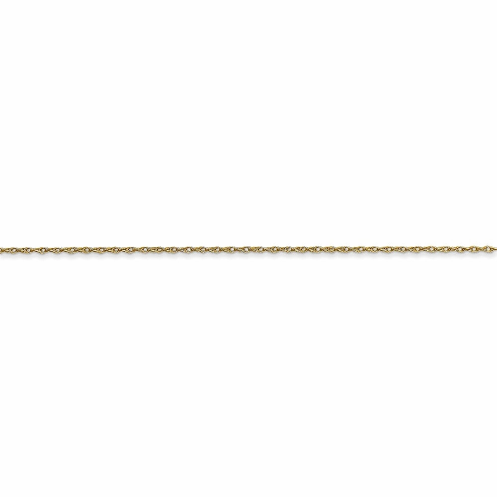 10k .5 mm Carded Cable Rope Chain | 10K5RY