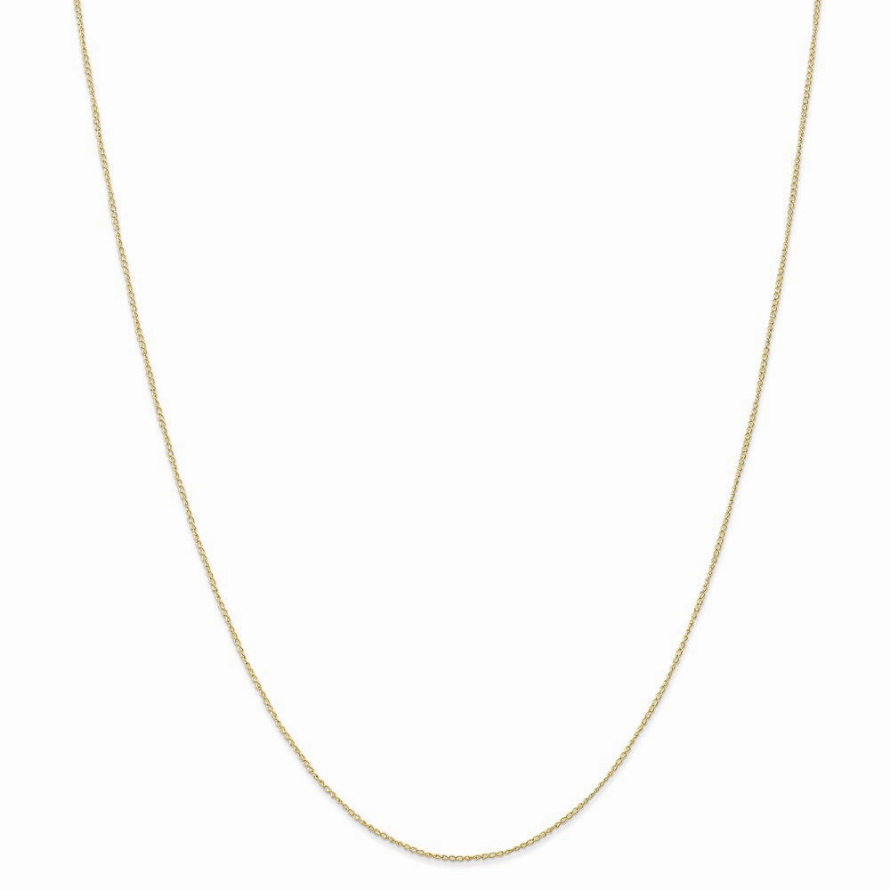 10k .5 mm Carded Curb Chain | 10K8CY