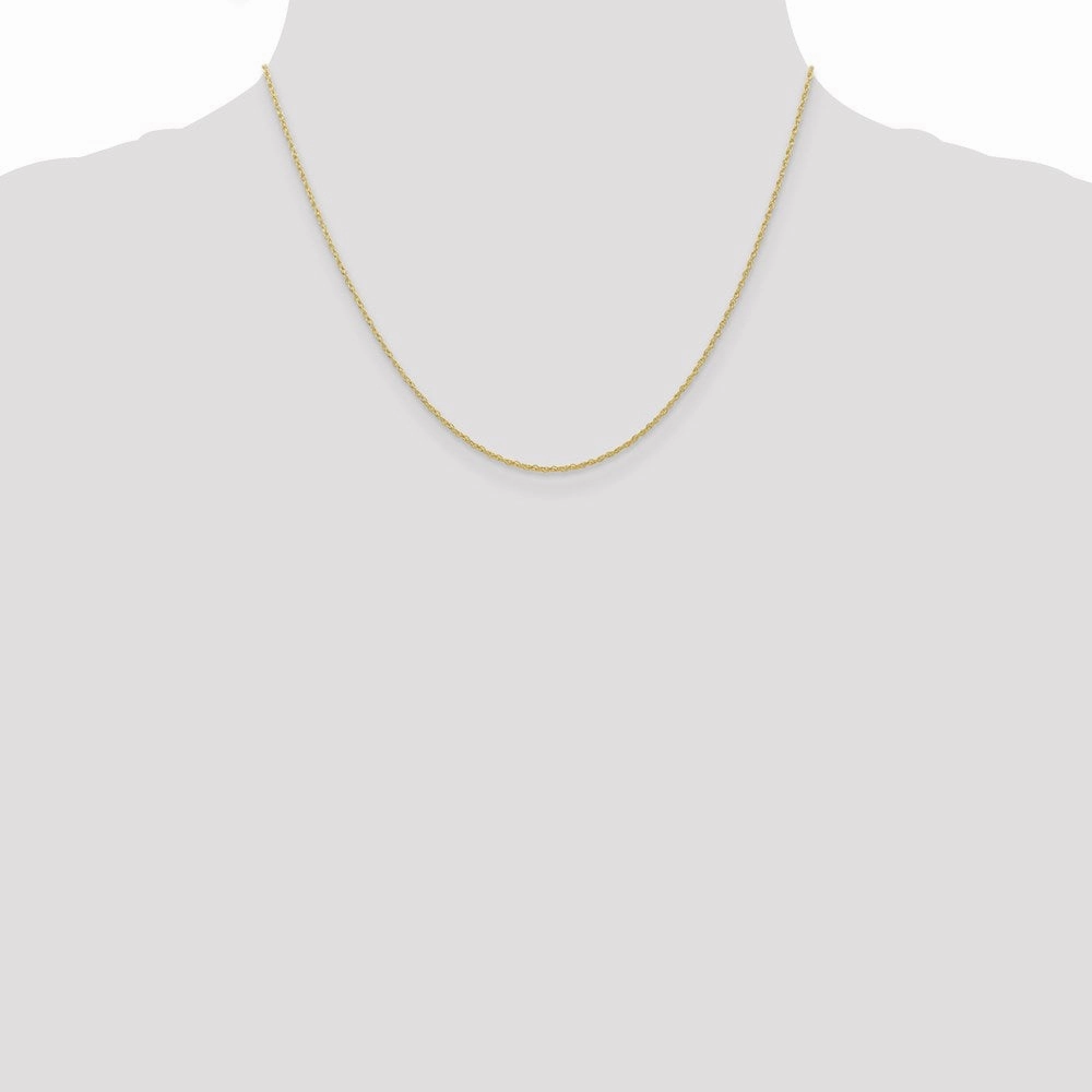 10k .7 mm Carded Cable Rope Chain | 10K7RY