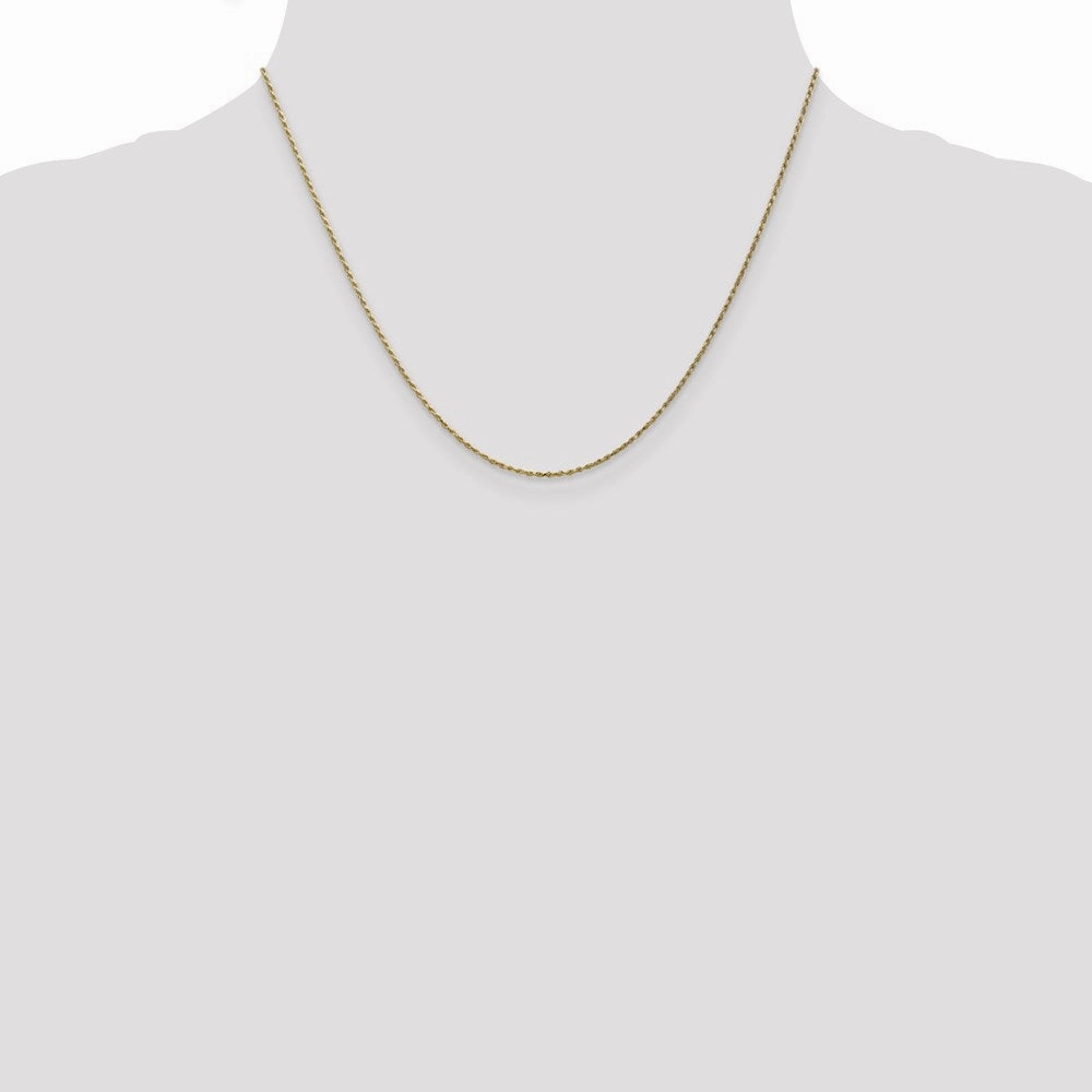 10k .95 mm Carded Cable Rope Chain | 10K8RY