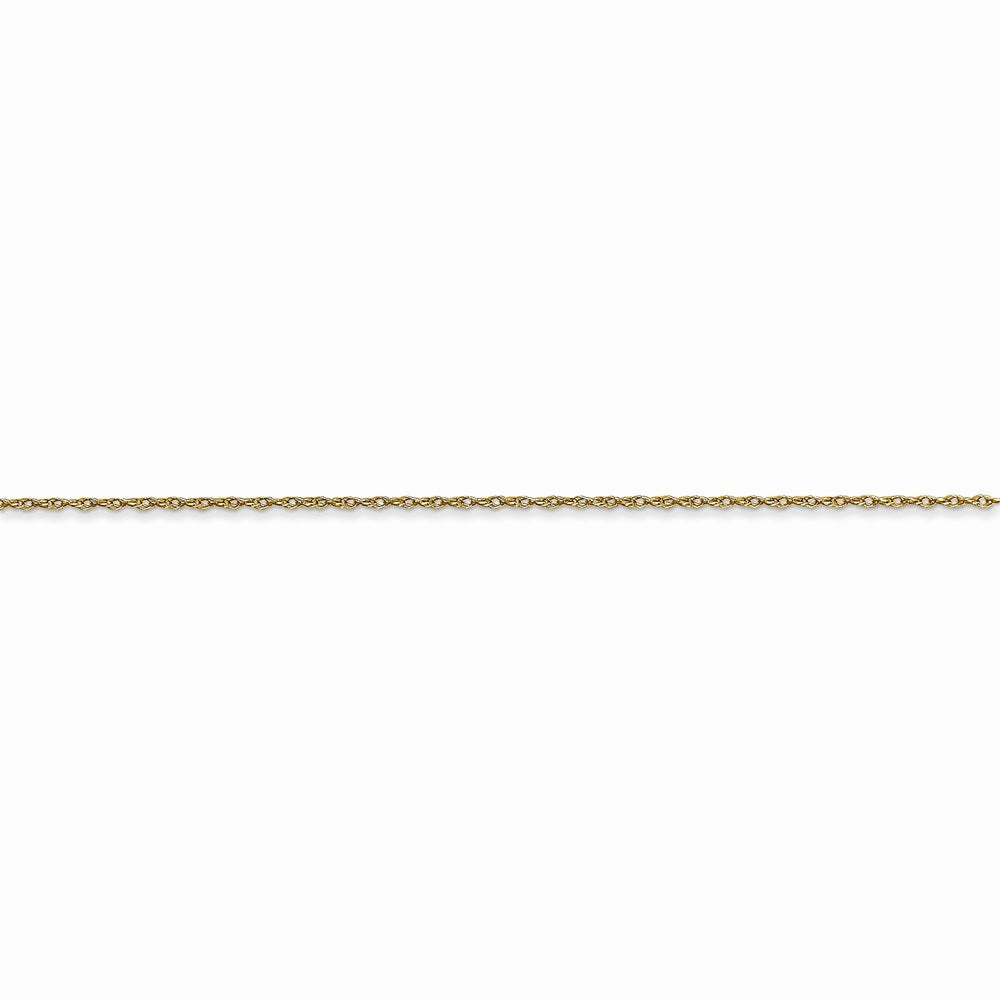 10K Rose Gold .5 mm Carded Cable Rope Chain | 10K5RR