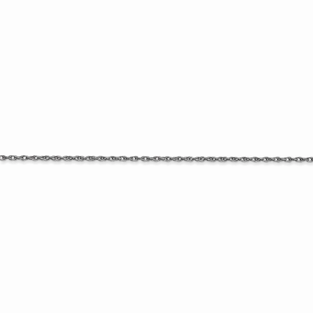 10k White Gold .95 mm Carded Cable Rope Chain | 10K8RW