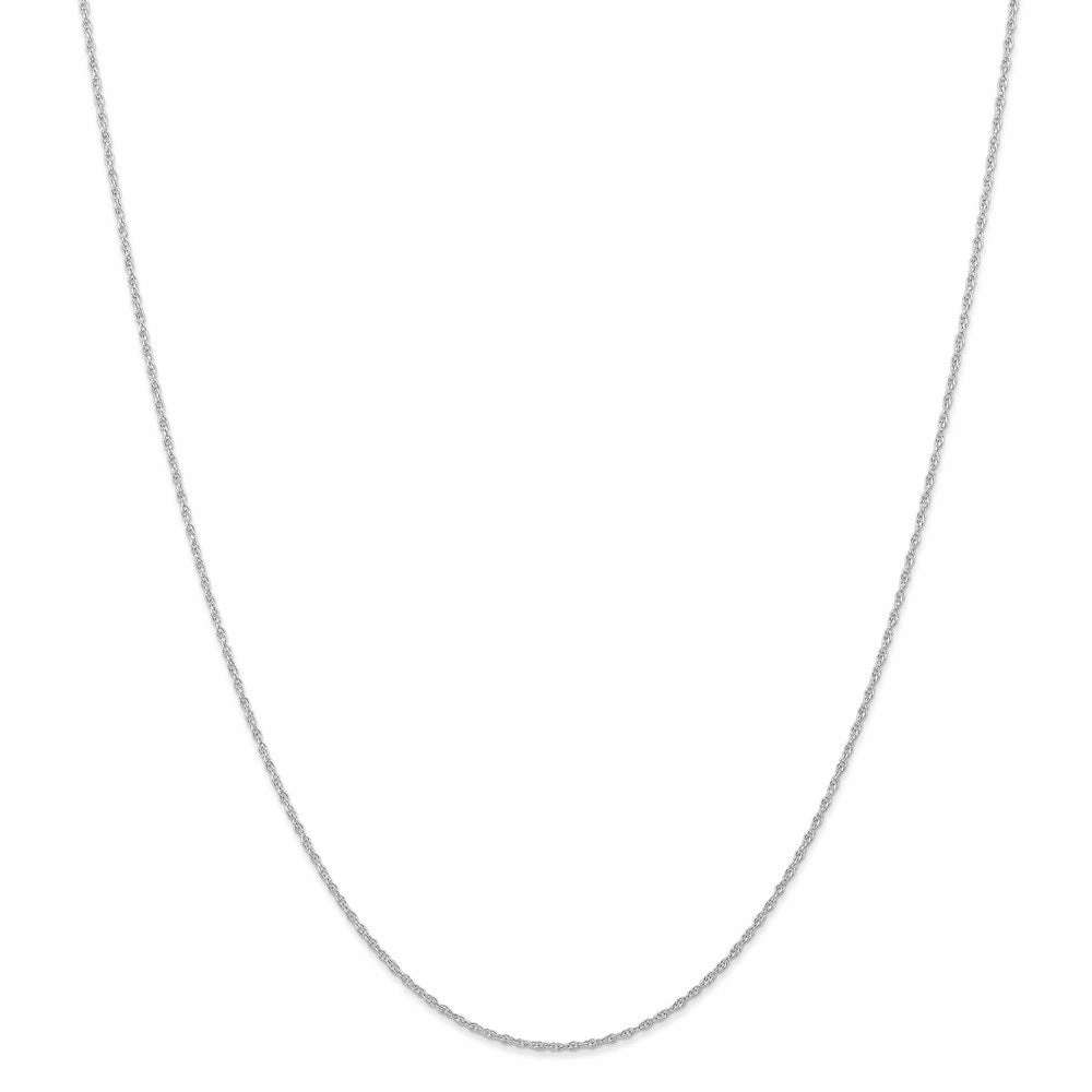 10k White Gold .95 mm Carded Cable Rope Chain | 10K8RW