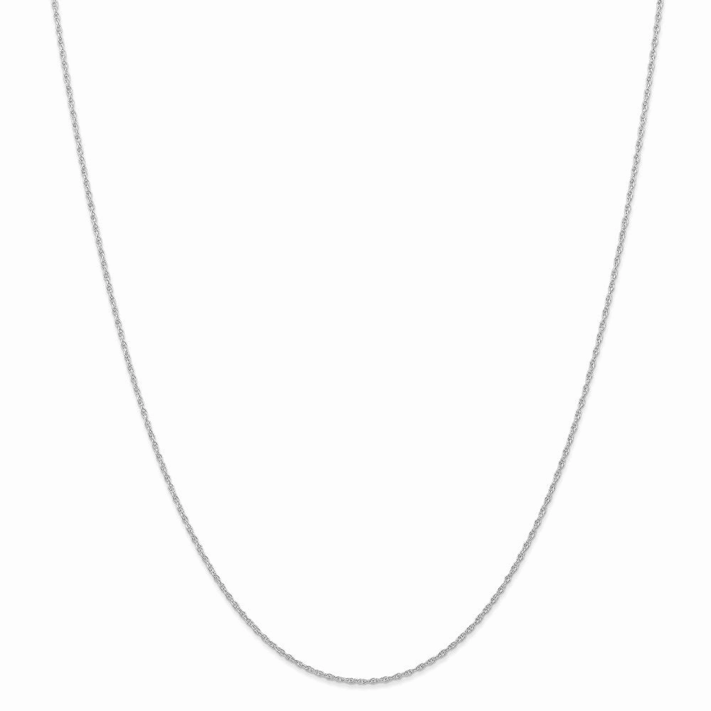 10k White Gold .95 mm Carded Cable Rope Chain | 10K8RW