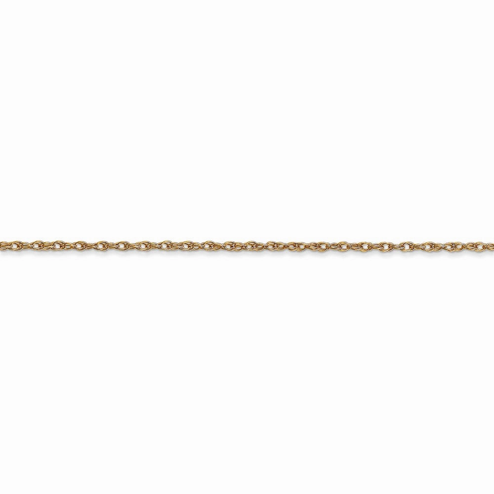 14K 1.15mm Carded Cable Rope Chain | 9RY