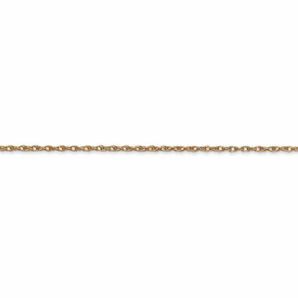 14K 1.15mm Carded Cable Rope Chain | 9RY