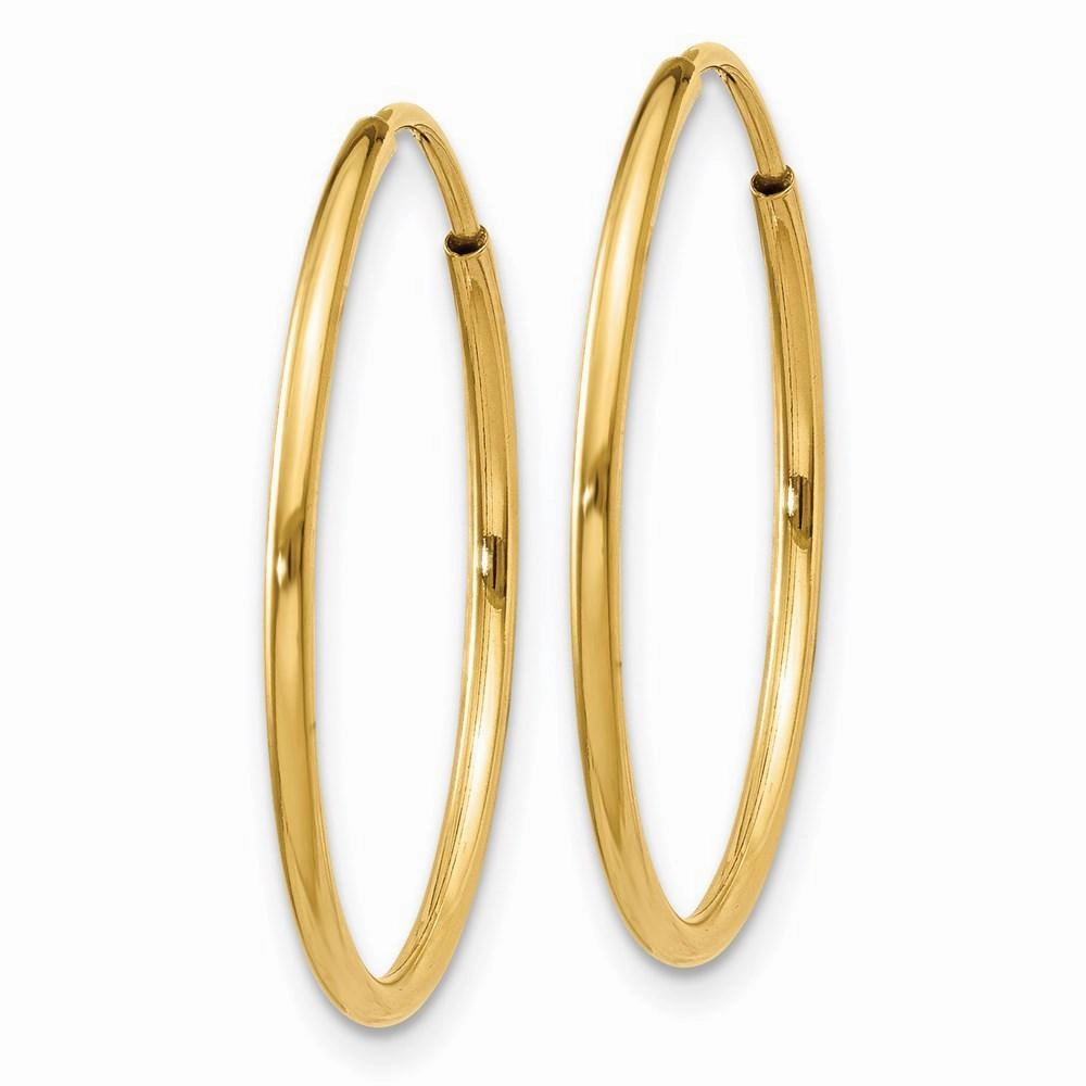 14k 1.25mm Endless Hoop Earring