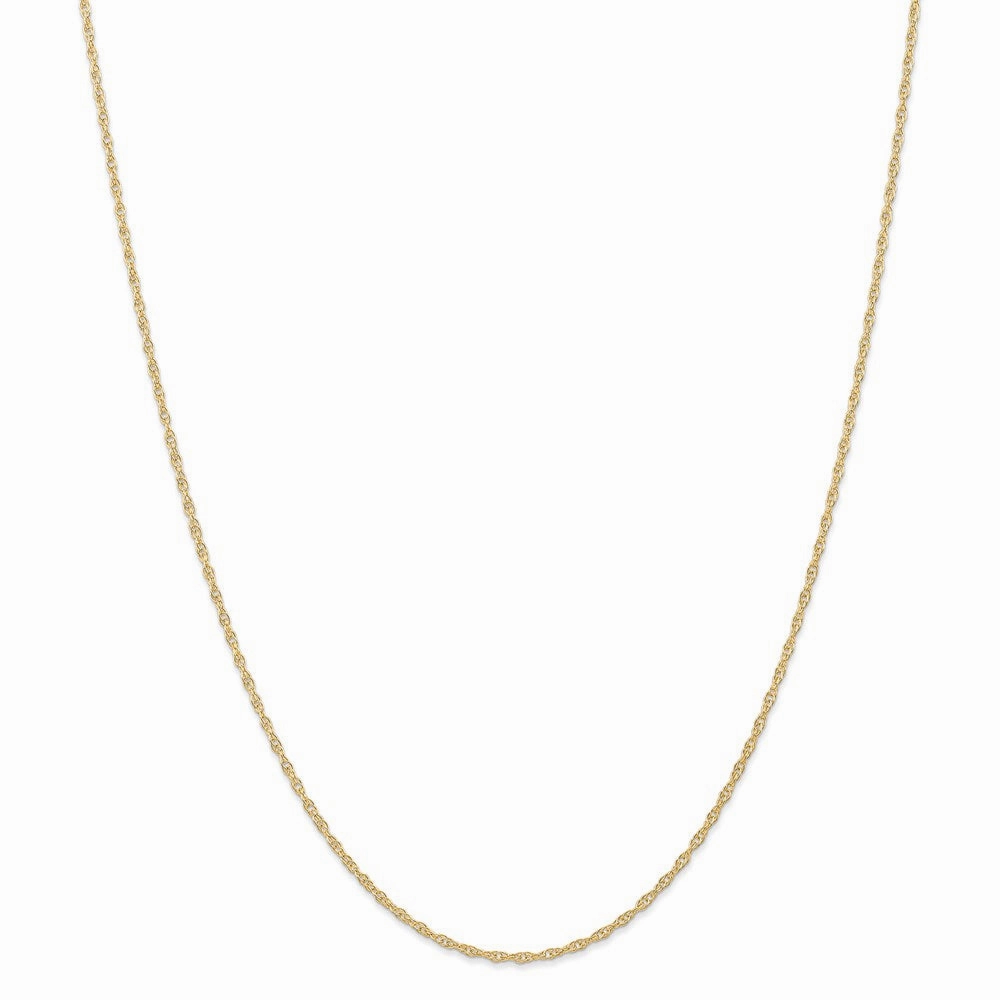 14K 1.35mm Carded Cable Rope Chain | 10RY