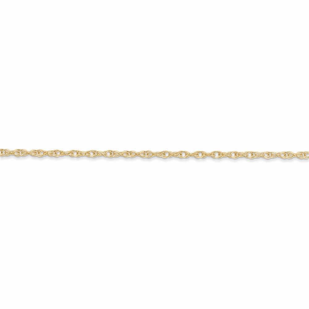 14K 1.35mm Carded Cable Rope Chain | 10RY