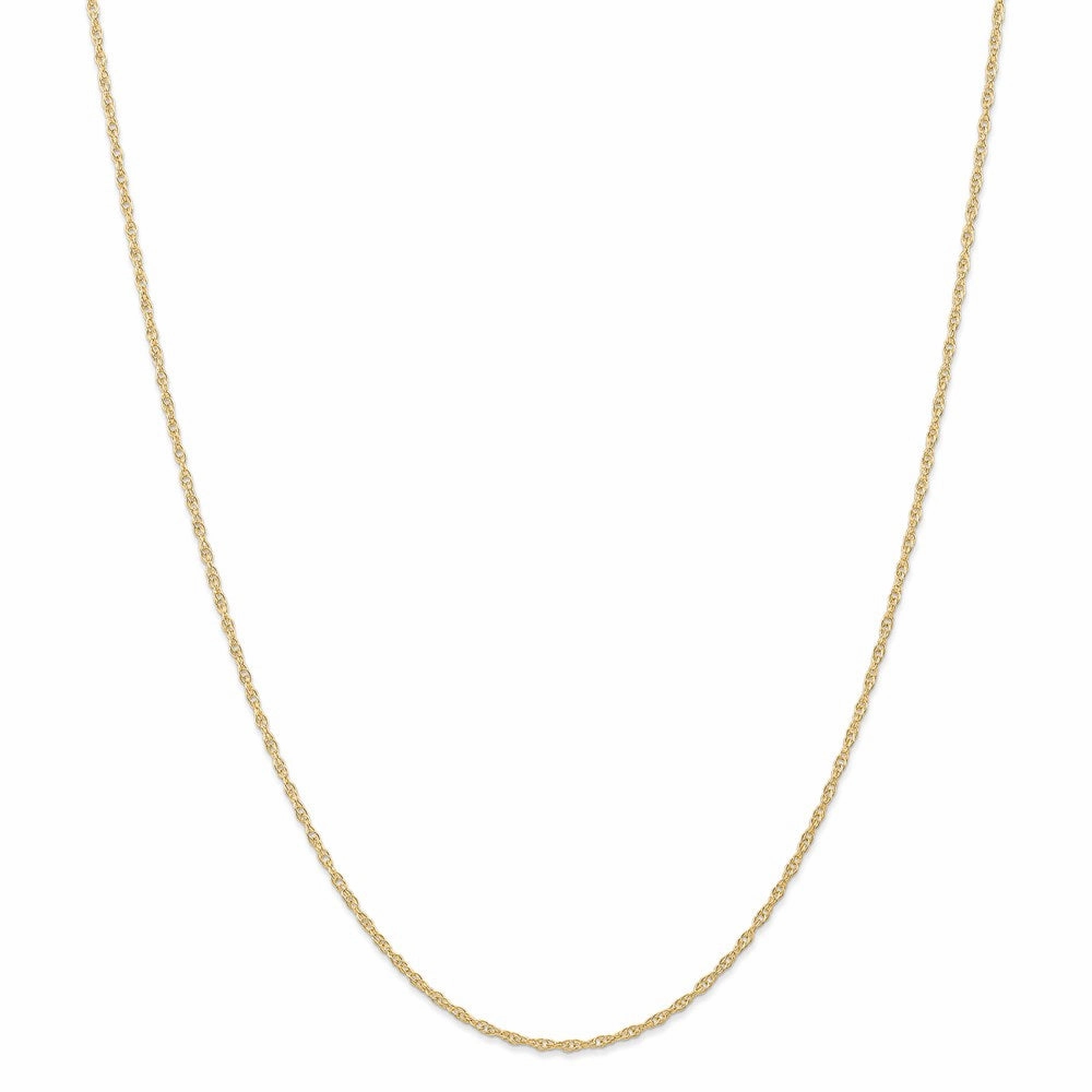14K 1.35mm Carded Cable Rope Chain | 10RY