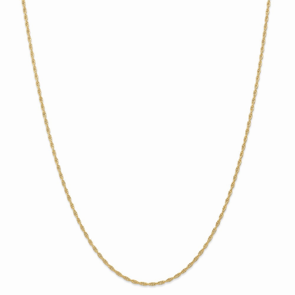 14K 1.55mm Carded Cable Rope Chain | 11RY