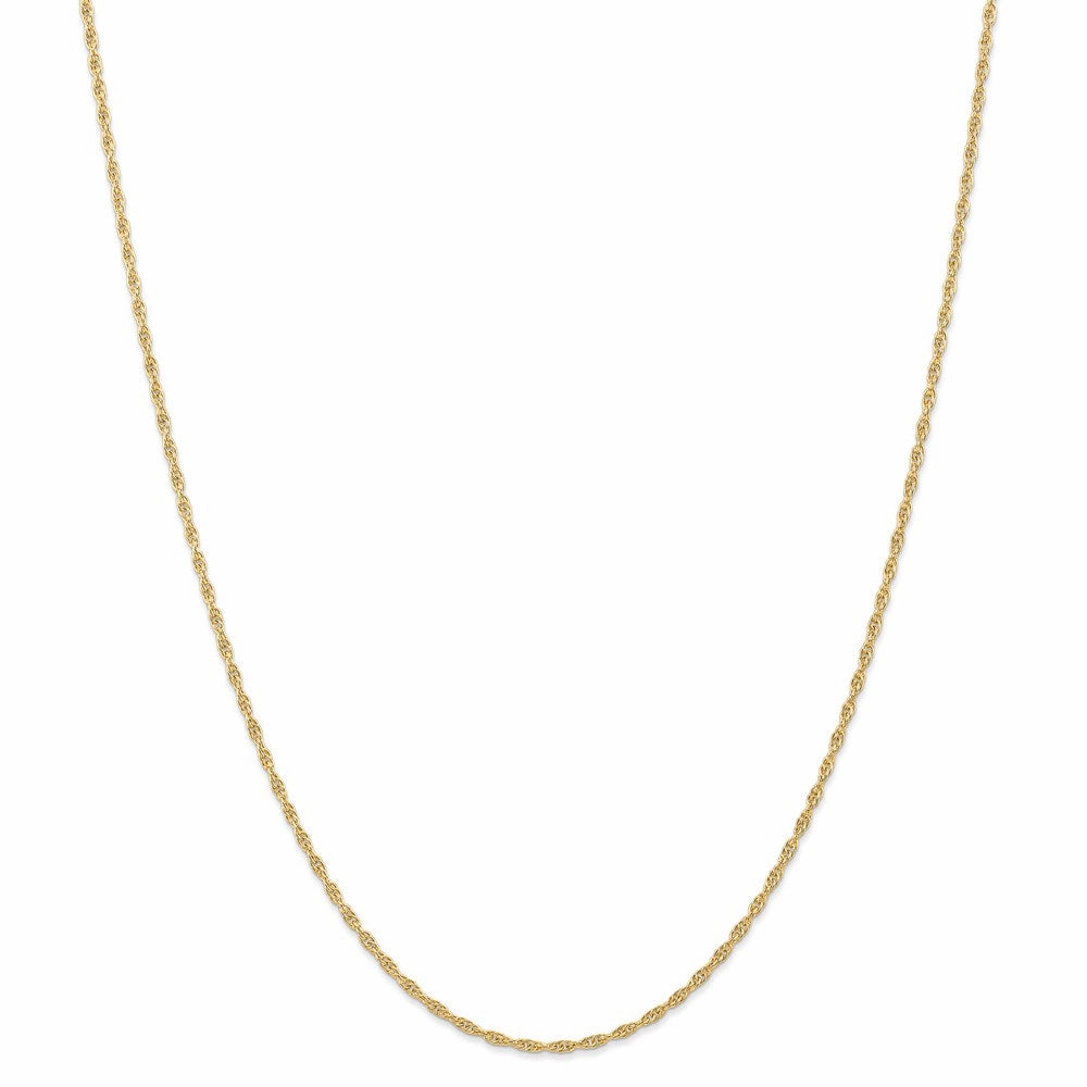 14K 1.55mm Carded Cable Rope Chain | 11RY