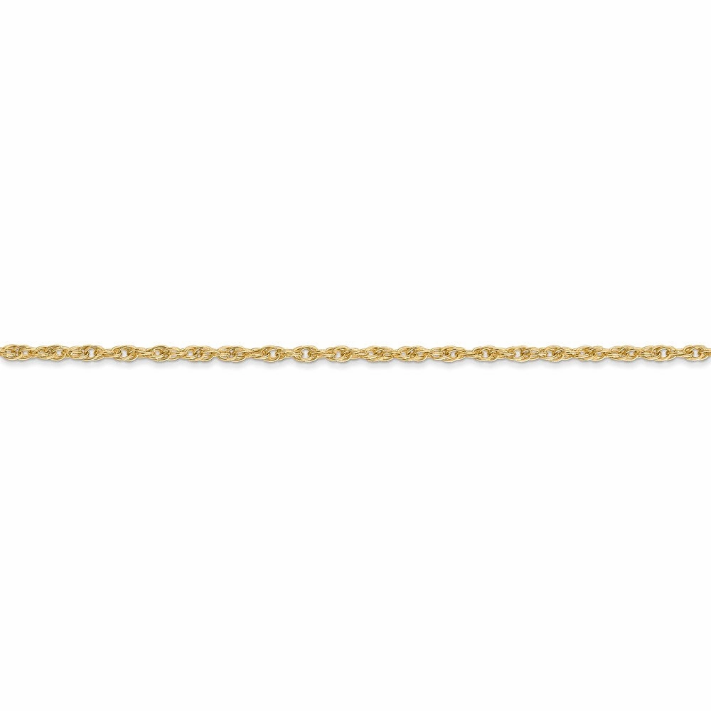 14K 1.55mm Carded Cable Rope Chain | 11RY