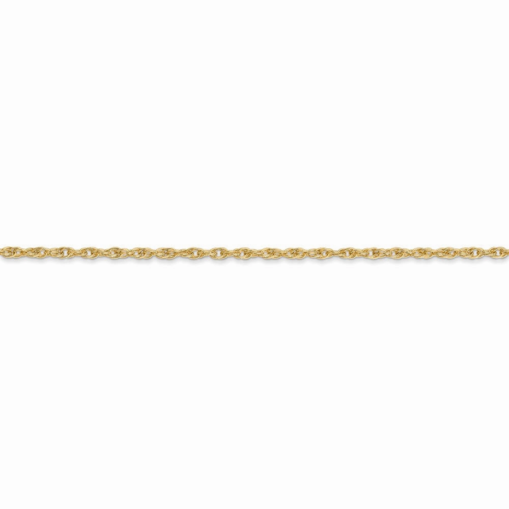 14K 1.55mm Carded Cable Rope Chain | 11RY