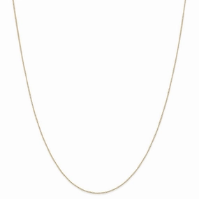 14k .42 mm Carded Curb Chain | 6CY