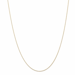 14k .5 mm Cable Rope Chain (CARDED) | 5RY