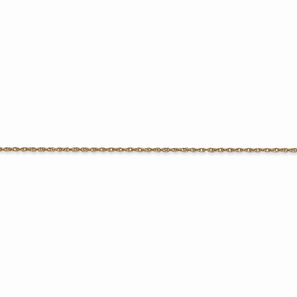 14k .6 mm Carded Cable Rope Chain | 6RY