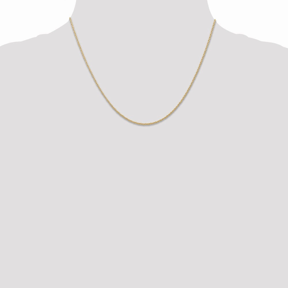 14k .7 mm Carded Cable Rope Chain | 7RY