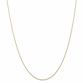 14k .7 mm Carded Cable Rope Chain | 7RY