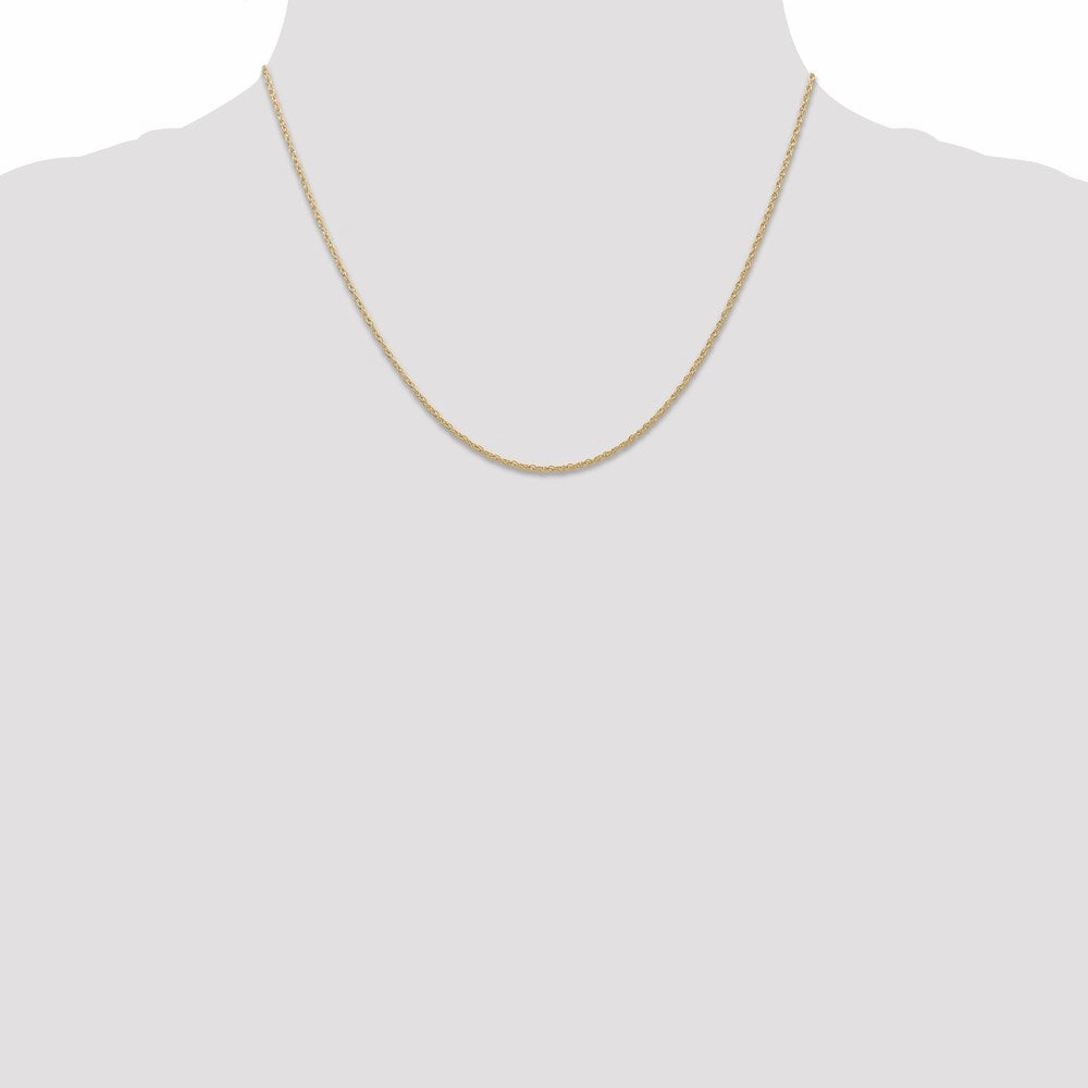 14k .7 mm Carded Cable Rope Chain | 7RY