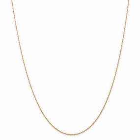 14k .7 mm Carded Cable Rope Chain | 7RY