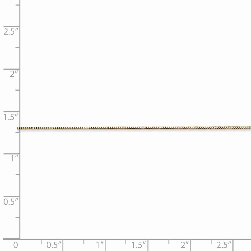 14k Carded.5mm Box Chain(CARDED) | 5BY