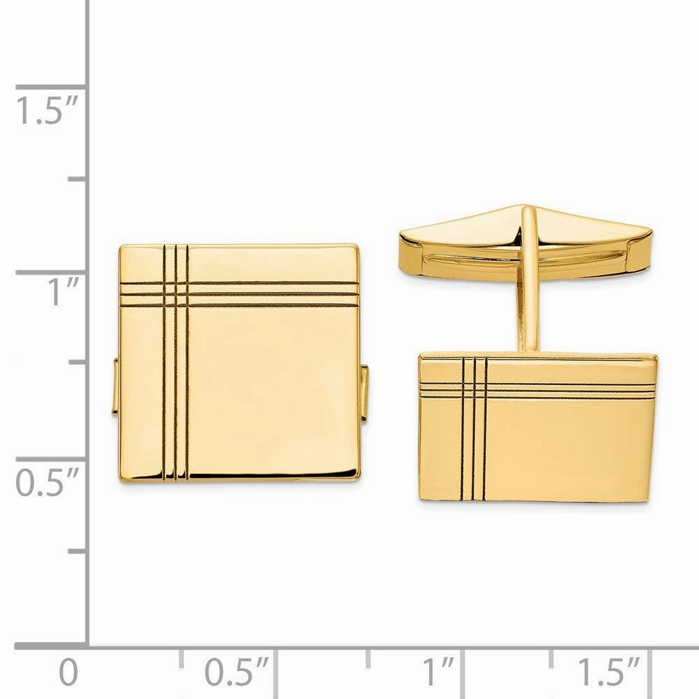 14k Cuff Links