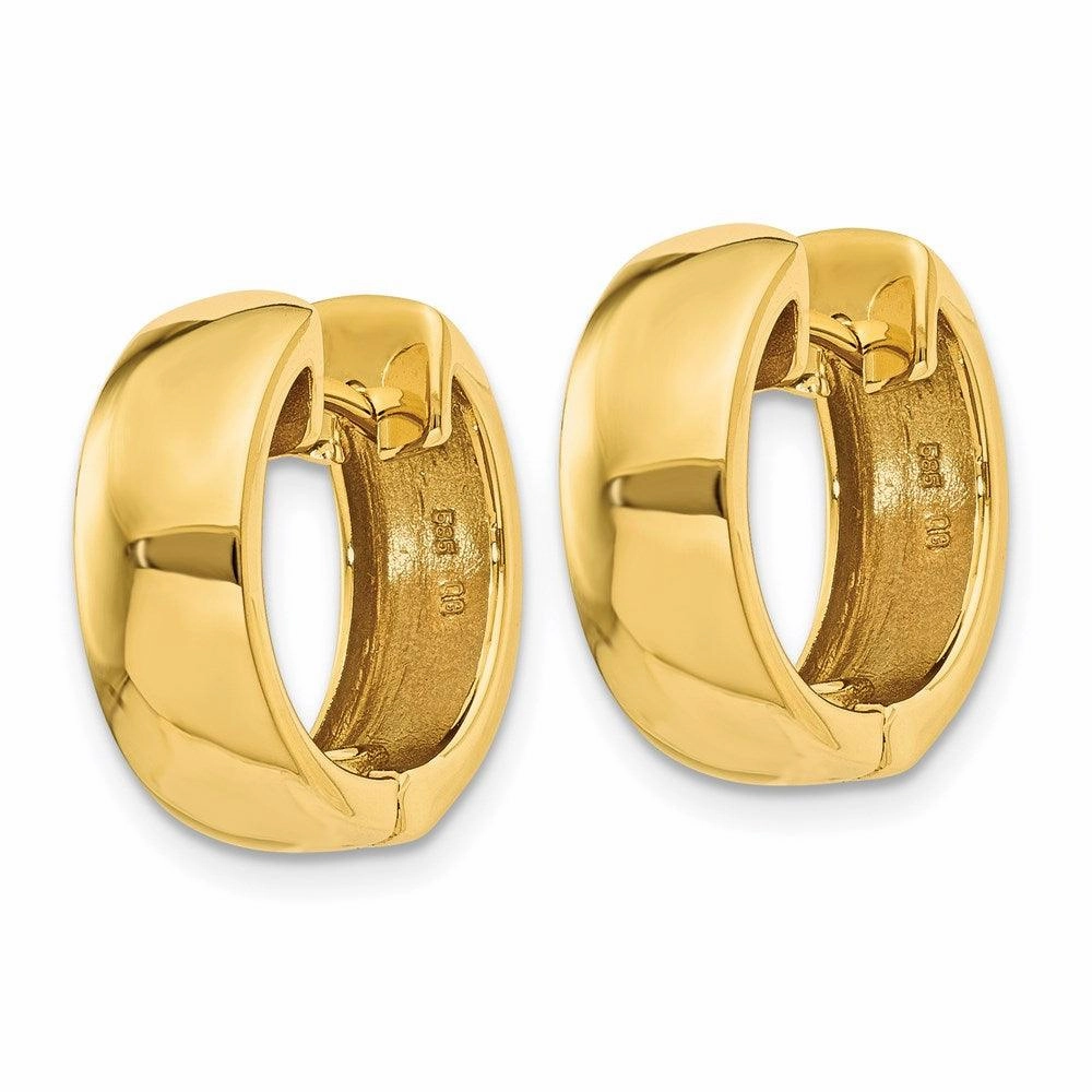 14k Hinged Hoop Earrings