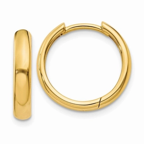 14k Hinged Hoop Earrings