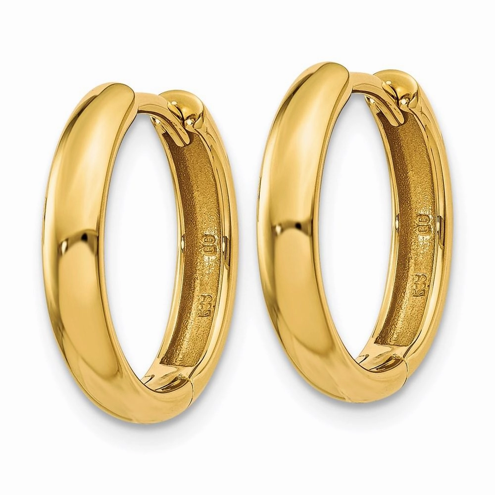 14k Hinged Hoop Earrings