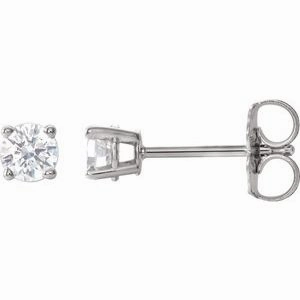 14K Rose 1/5 CTW Natural Diamond Stud Earrings