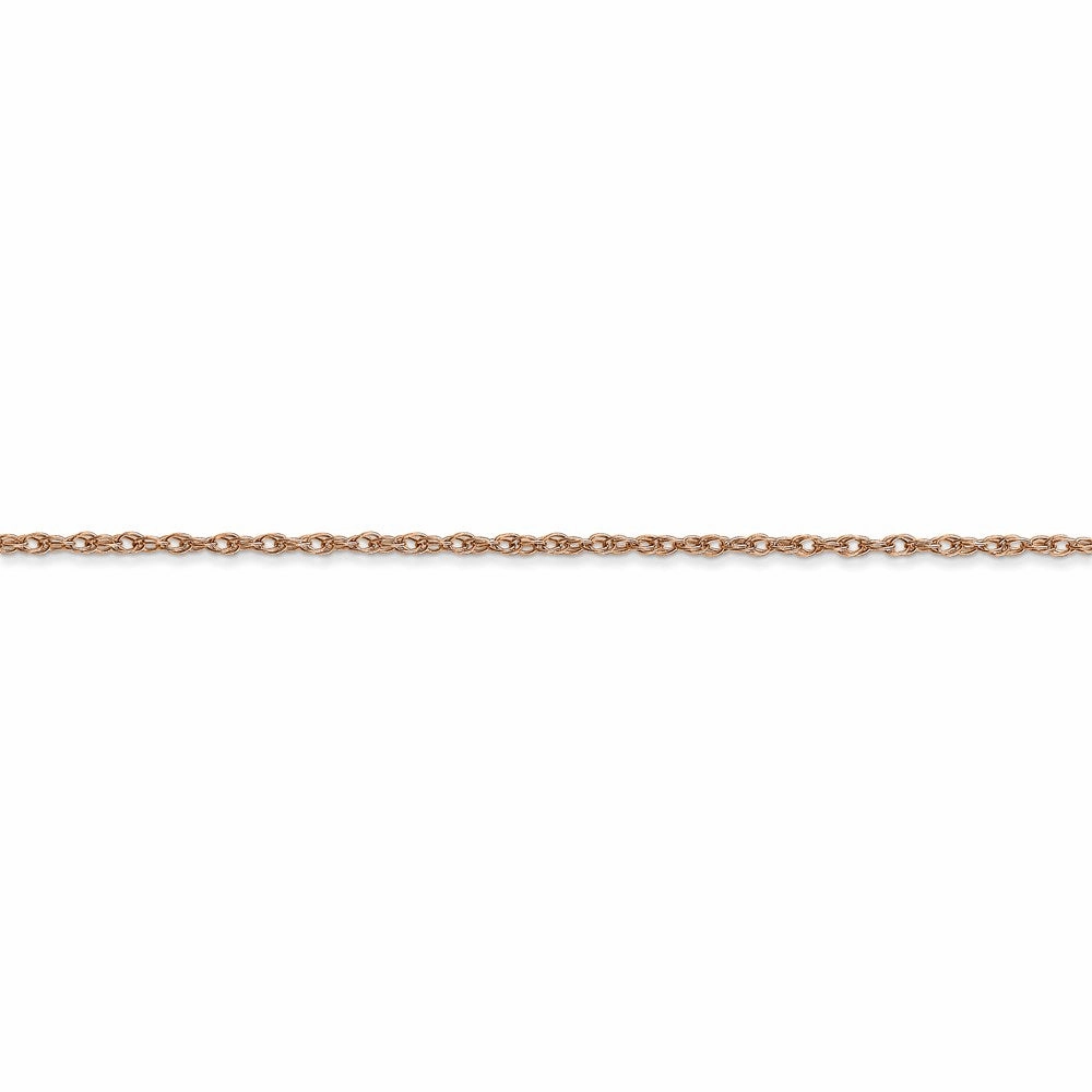14k Rose Gold 1.15mm Carded Cable Rope Chain | 9RR