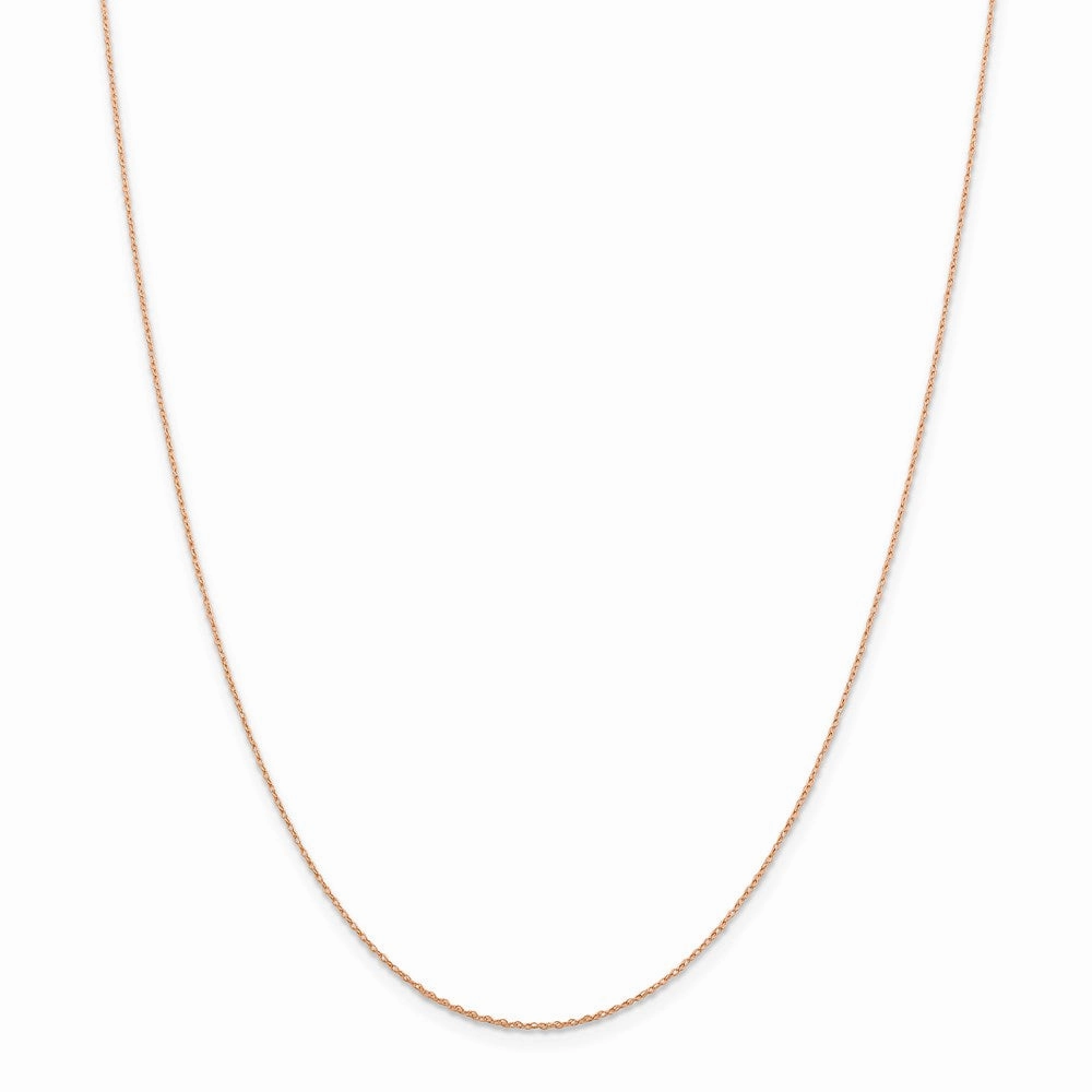 14k Rose Gold .5 mm Cable Rope Chain | PEN324