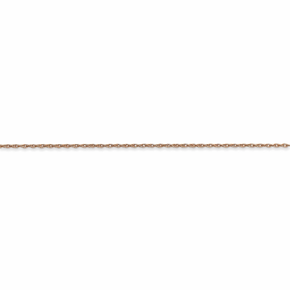 14k Rose Gold .5 mm Cable Rope Chain (CARDED) | 5RR