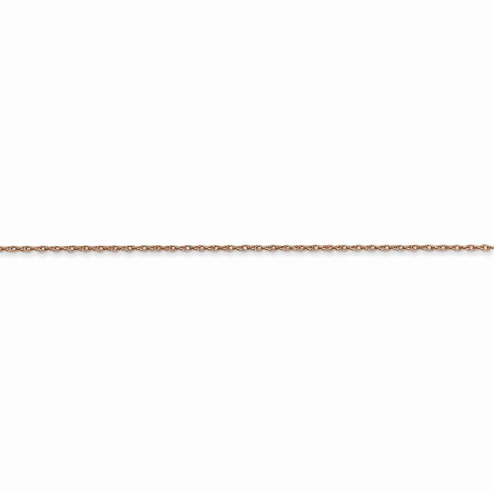 14k Rose Gold .5 mm Cable Rope Chain (CARDED) | 5RR