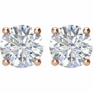 14K White 1/5 CTW Natural Diamond Stud Earrings