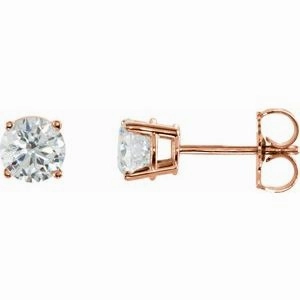 14K White 1/5 CTW Natural Diamond Stud Earrings